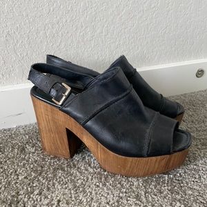 Top shop black boot, size 7.5 (euro 38)